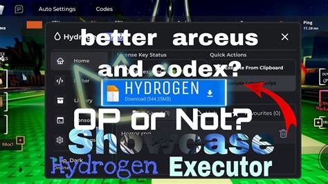 Hydrogen Executor Showcase YouTube