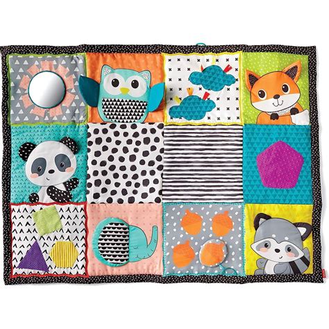 Infantino Giant Sensory Discovery Mat Multicolor 16764 X 381 X 127 Cm Age Newborn And Above