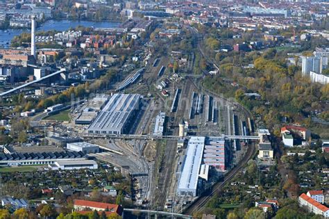 Luftbild Berlin Bahnbetriebswerk Und Ausbesserungswerk Rummelsburg I