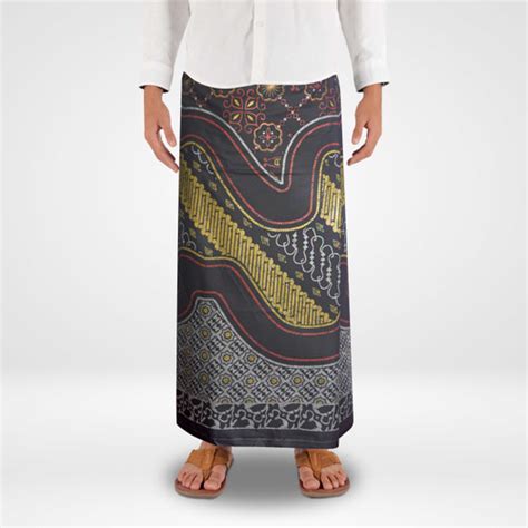 Promo Sarung Mangga Gold Kembang Nusantara Batik Hitam Gknb Kota