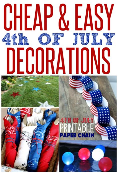 Cheap And Easy Patriotic Party Decorations Infarrantly Creative