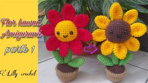 Flor Amigurumi Kawaii Para Regalar En Cualquier Ocasi N Parte