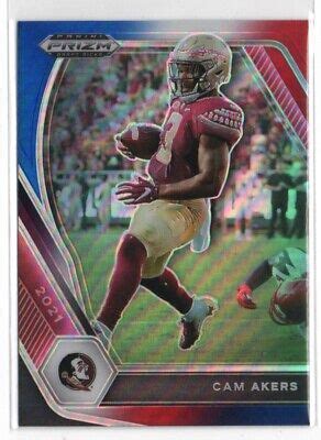 2021 Panini Prizm Draft Picks Red White Blue Prizm Cam Akers 77 EBay