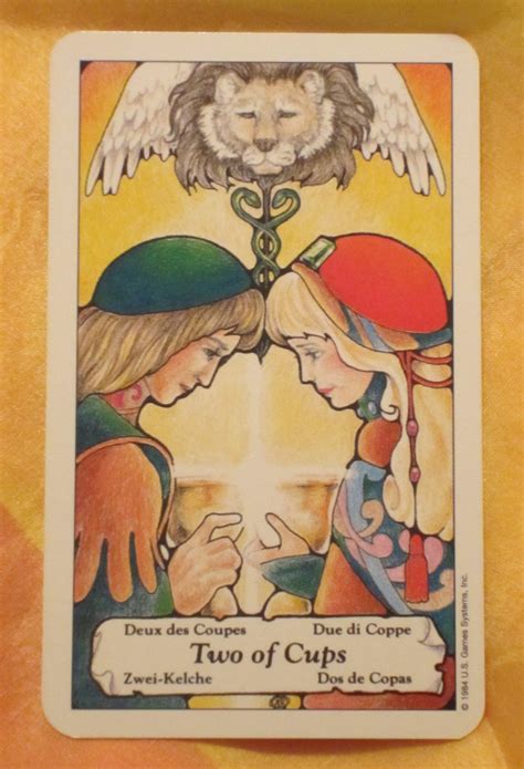 Two Of Cups Tarot Card For Friday Daily Tarot Girl