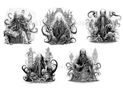 Lovecraftian Nightmares Digital Brushes Set For Procreate And Photoshop