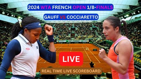 Coco Gauff Vs Elisabetta Cocciaretto Live Score Update Womens Tennis