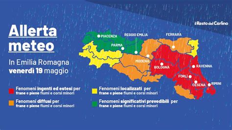 Maltempo Emilia Romagna Nuova Allerta Meteo Rossa Per Venerdì 19 Maggio