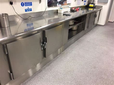 Stainless Steel Kitchen Plinths For Bancrofts School Woodford Green