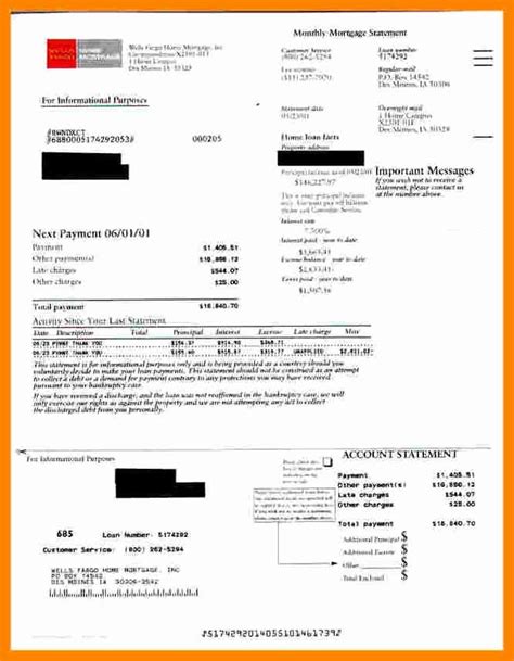 Printable Fillable Editable Wells Fargo Bank Statement Template