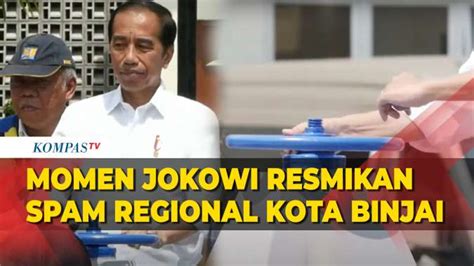 FULL Momen Presiden Jokowi Resmikan SPAM Regional Kota Binjai