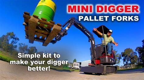 Mini Excavator Pallet Forks How To Make Better Use Of Your Mini