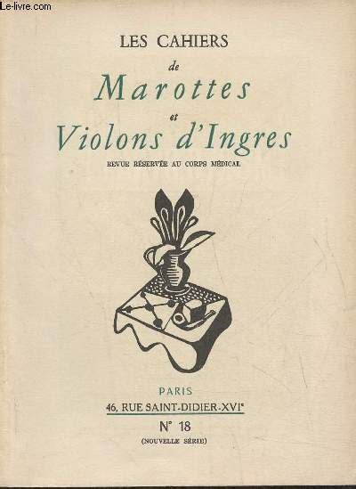 Les Cahiers De Marottes Et Violons D Ingre N Mars Avril