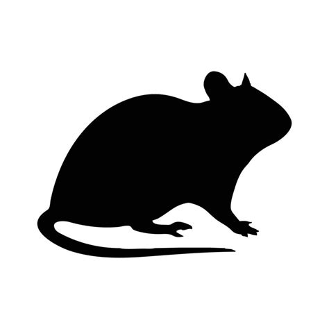 Mouse and Rat silhouette 5154758 Vector Art at Vecteezy