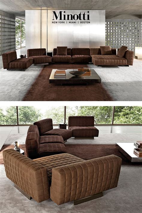 Minotti Twiggy Seating By Rodolfo Dordoni For Luxurious Interiors