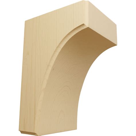 Ekena Millwork 3 1 2 W X 4 D X 6 H Clarksville Bracket Alder 4 Pack