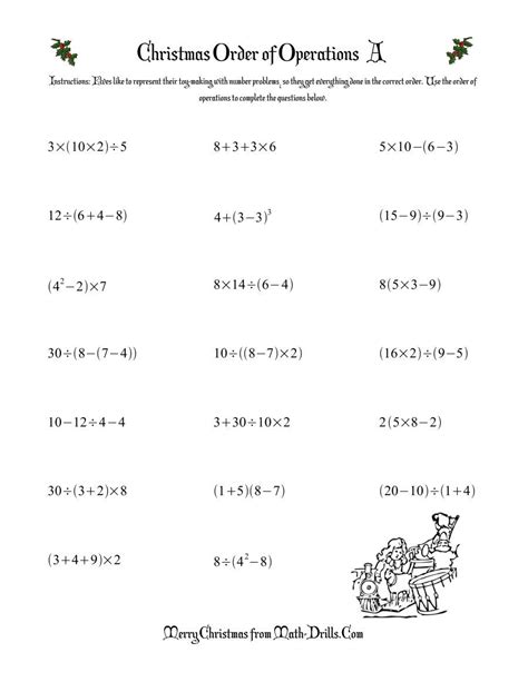 Worksheet Works Order Of Operation