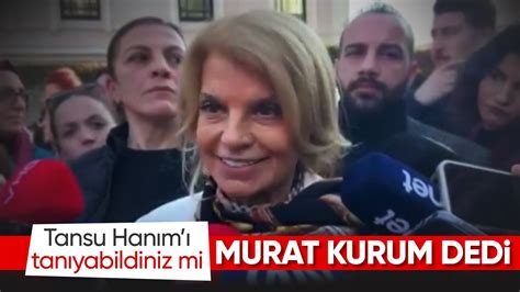 Tansu Çillerden Murat Kuruma Destek İstanbulun Aradığı Heyecanla Geliyor