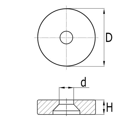 Solid Teflon Glides With Fixing Hole Verpas B V