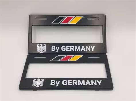 Marco Portaplacas Germany Alemania Deutschland Alfanumérico