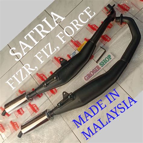 Jual Knalpot Ahm Malaysia Satria Hiu Satria 120 Fizr Fiz Force 1