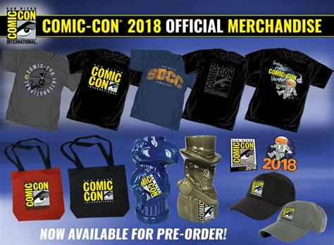 Official Comic-Con 2018 T-shirts and Merchandise Now For Pre-Order ...