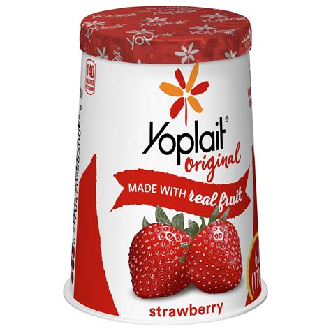 Yoplait Original Strawberry Low Fat Yogurt 6 Oz Yogurt Cup 6 Oz Shipt