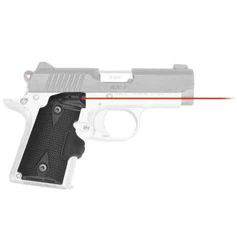 Crimson Trace Kimber Micro 9 Red Lasergrips Black Black Sportsman