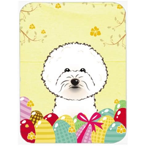 Bichon Frise Easter Egg Hunt Mouse Pad Hot Pad Or Trivet Kroger