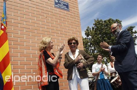 El Ayuntamiento Homenajea A Abril Martorell Y Rotula Una Avenida Con Su