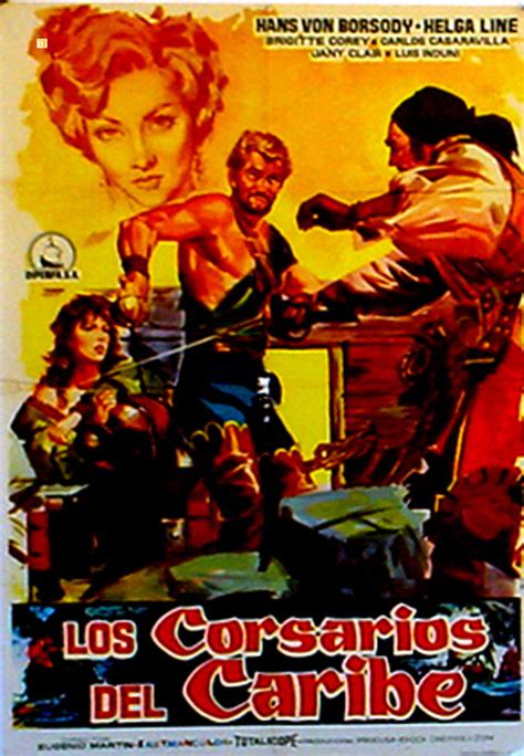 IL CONQUISTATORE DI MARACAIBO MOVIE POSTER LOS CORSARIOS DEL