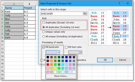 How To Color Duplicate Values Or Duplicate Rows In Excel