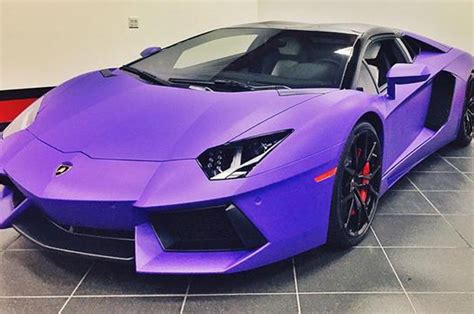 Tygas Lamborghini Aventador Goes Matte Purple Gtspirit