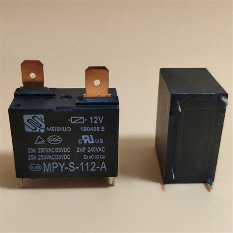 2PCS MEISHUO MPY S 112 A Power Relay 4 Pins 12VDC 20A 250VAC EBay