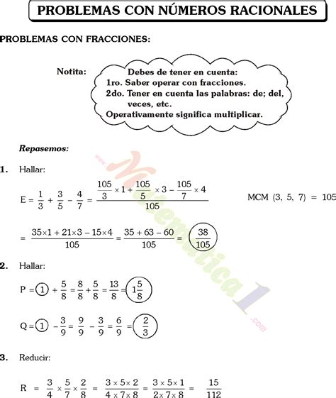 Problemas Con Fracciones En Razonamiento Matematico De Sexto De