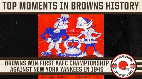 Top 10 Moments Browns Win First AAFC Championship Against The New York