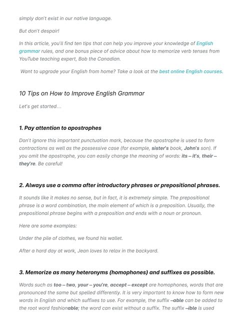 Solution How To Improve English Grammar Learn 10 Simple Tips To Boost