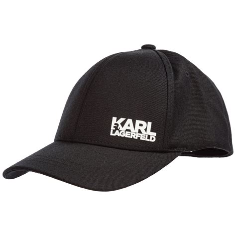 Karl Lagerfeld K Ikonik Baseball Cap In Nero Modesens