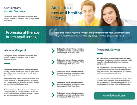 Counseling Brochure Templates Free We Ve Created The Files From Scratch