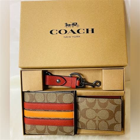 Coach Bags Nwt Coach Mens 3 In Wallet Boxed T Set Poshmark