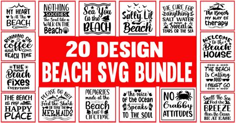 Beach Svg Bundle Bundle · Creative Fabrica