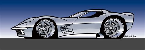 Performance Design | Corvette Cartoon