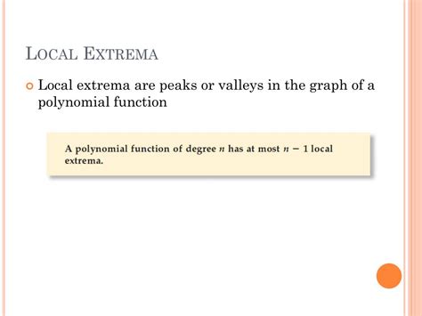 Ppt 43 Graphs Of Polynomial Functions Powerpoint Presentation Free