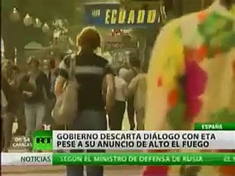 El Alto Al Fuego De Eta No Basta Al Gobierno Español Vídeo Dailymotion