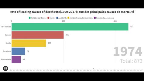 Principales Causes De Mortalité Depuis 1900 Taux Calculés Sur Un