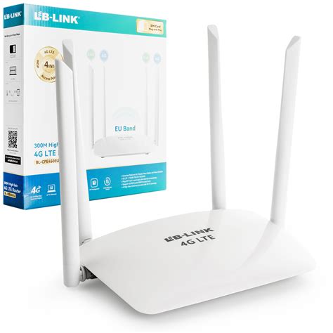 Szybki Router Sim Wifi Domowy N G Lte Cztery Anteny Szeroki Zasi G