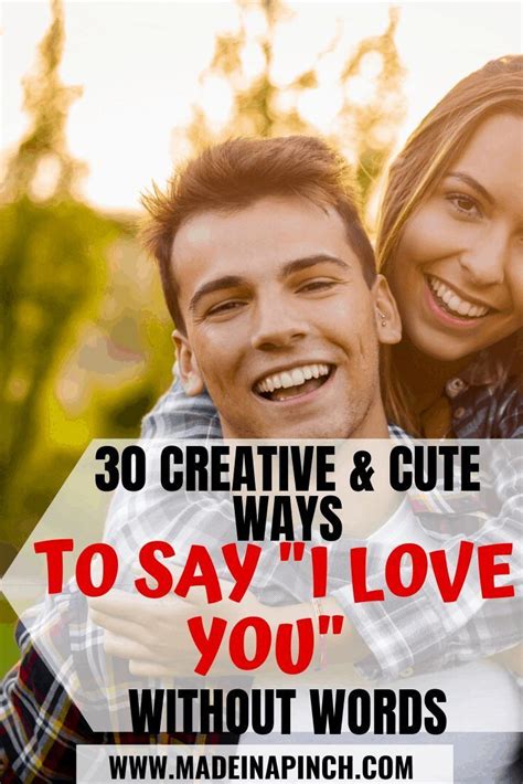 How To Say I Love You Without Words 30 Cute And Meaningful Say I