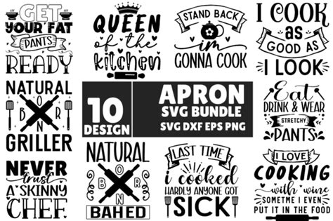 Apron Svg Bundle Graphic By Delartcreation · Creative Fabrica