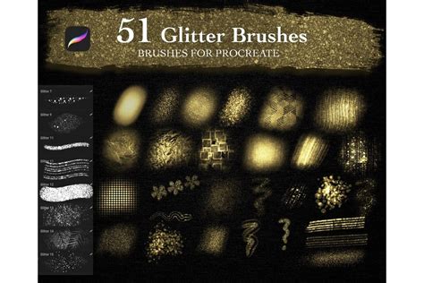 Glitter Brushes For Procreate FREE And Premium BrushWarriors