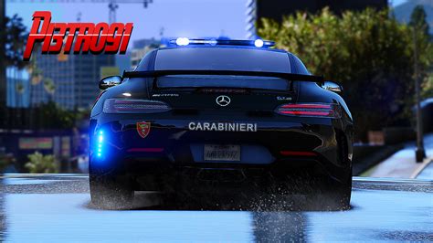 Police Mercedes Amg Gt R Paint Job Gta Mods