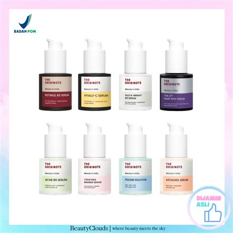 Jual Ready The Originote Serum Series Ml Hyalu C Retinol B Acne